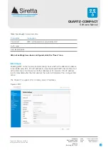 Предварительный просмотр 10 страницы SIRETTA QUARTZ-COMPACT Series Software Manual