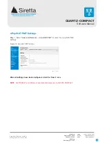 Предварительный просмотр 20 страницы SIRETTA QUARTZ-COMPACT Series Software Manual
