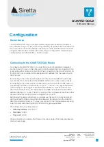 Preview for 5 page of SIRETTA QUARTZ-GOLD Software Manual