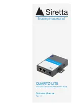 SIRETTA QUARTZ-LITE Series Software Manual preview