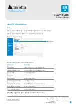 Preview for 28 page of SIRETTA QUARTZ-LITE Series Software Manual