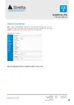 Preview for 33 page of SIRETTA QUARTZ-LITE Series Software Manual