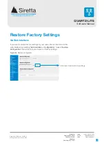 Preview for 40 page of SIRETTA QUARTZ-LITE Series Software Manual