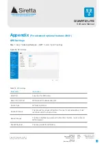 Preview for 42 page of SIRETTA QUARTZ-LITE Series Software Manual