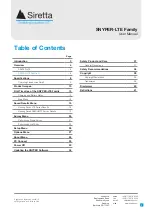 Preview for 2 page of SIRETTA SNYPER-LTE User Manual