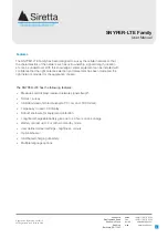 Preview for 5 page of SIRETTA SNYPER-LTE User Manual