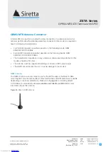 Preview for 32 page of SIRETTA ZETA-G-GPRS Hardware Reference Manual