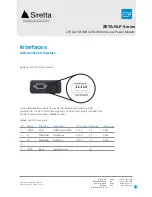 Preview for 19 page of SIRETTA ZETA-NLP Series Hardware Reference Manual