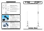 Preview for 1 page of Sirio Antenne HP 7000 Installation Manual