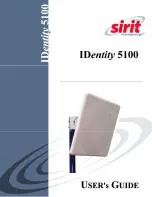 Предварительный просмотр 1 страницы Sirit IDENTITY 5100 User Manual