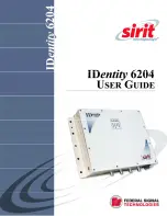 Sirit IDentity 6204 User Manual preview