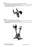 Preview for 10 page of Sirius Fitness 16116205 Owner'S Manual