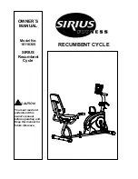 Sirius Fitness 16116305 Owner'S Manual preview