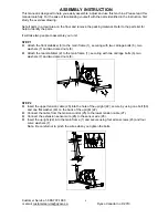 Preview for 7 page of Sirius Fitness 16117002LUS Owner'S Manual