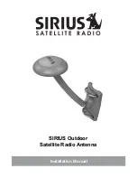 Preview for 1 page of Sirius Satellite Radio 128-8662 Installation Manual