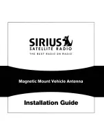 Sirius Satellite Radio 220 Installation Manual preview