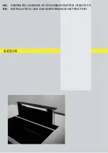 Preview for 1 page of Sirius Satellite Radio Downdraft S-DD18 Installation, Use And Maintenance Instructions