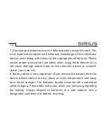 Preview for 14 page of Sirius Satellite Radio Dual 18650 Series User Manual