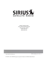 Preview for 20 page of Sirius Satellite Radio SATELLITE RADIO SIR-ECL2nt Installation Manual