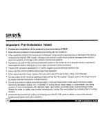 Preview for 4 page of Sirius Satellite Radio SC-FM1 Installation Manual