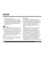 Предварительный просмотр 18 страницы Sirius Satellite Radio SC-FM1 Installation Manual