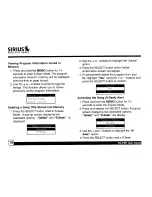 Preview for 30 page of Sirius Satellite Radio SC-FM1 Installation Manual