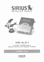 Preview for 5 page of Sirius Satellite Radio SIR-ALP1 Installation Manual