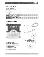 Предварительный просмотр 3 страницы Sirius Satellite Radio SIR-JVC1 Installation Manual