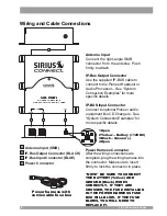 Preview for 8 page of Sirius Satellite Radio SIR-PNR1 Installation Manual