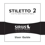 Sirius Satellite Radio SIRIUS STILETTO 2 User Manual preview