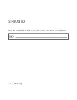 Preview for 14 page of Sirius Satellite Radio SiriusConnect SCC1BL User Manual