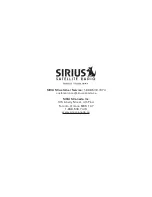 Preview for 18 page of Sirius Satellite Radio SiriusConnect SCC1C Installation Manual