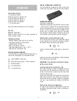 Preview for 8 page of Sirius Satellite Radio SL906 L 1500 Installation, Use And Maintenance Instructions