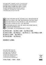 Предварительный просмотр 1 страницы Sirius Satellite Radio SLT950 EM Installation, Use And Maintenance Instruction