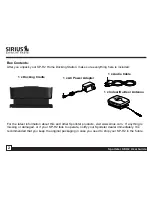 Предварительный просмотр 2 страницы Sirius Satellite Radio SP-H2 Installation Manual