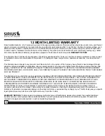 Предварительный просмотр 6 страницы Sirius Satellite Radio SP-H2 Installation Manual