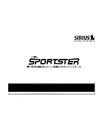 Предварительный просмотр 1 страницы Sirius Satellite Radio Sportster SP-C2 Installation Manual