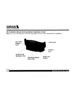 Предварительный просмотр 4 страницы Sirius Satellite Radio Sportster SP-C2 Installation Manual