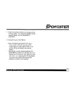 Предварительный просмотр 7 страницы Sirius Satellite Radio Sportster SP-C2 Installation Manual