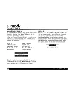 Preview for 22 page of Sirius Satellite Radio Starmate ST1 User Manual