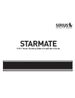 Sirius Satellite Radio Starmate STH1 Installation Manual preview