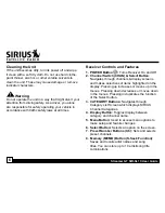 Предварительный просмотр 6 страницы Sirius Satellite Radio Streamer GT SIR-SL1C User Manual