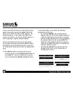 Предварительный просмотр 20 страницы Sirius Satellite Radio Streamer GT SIR-SL1C User Manual