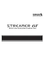 Sirius Satellite Radio Streamer GT SIR-SLH1 Installation Manual предпросмотр