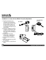 Предварительный просмотр 4 страницы Sirius Satellite Radio Streamer GT SIR-SLH1 Installation Manual