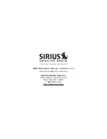 Предварительный просмотр 19 страницы Sirius Satellite Radio SUHC1 Installation Manual