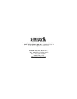 Предварительный просмотр 19 страницы Sirius Satellite Radio SUPH1 Installation Manual