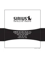 Предварительный просмотр 20 страницы Sirius Satellite Radio SUPH1 Installation Manual