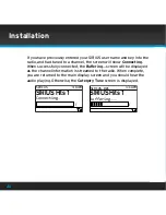 Предварительный просмотр 20 страницы Sirius Satellite Radio TTR1C User Manual