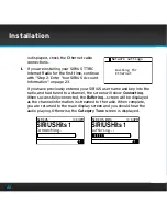 Предварительный просмотр 22 страницы Sirius Satellite Radio TTR1C User Manual